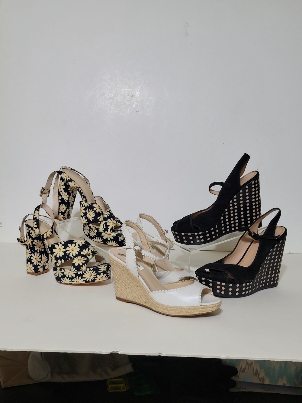 Raye Tory Burch LK Bennett Wedge Espadrille Women Wedge Heel Sandals Size 9.5 M